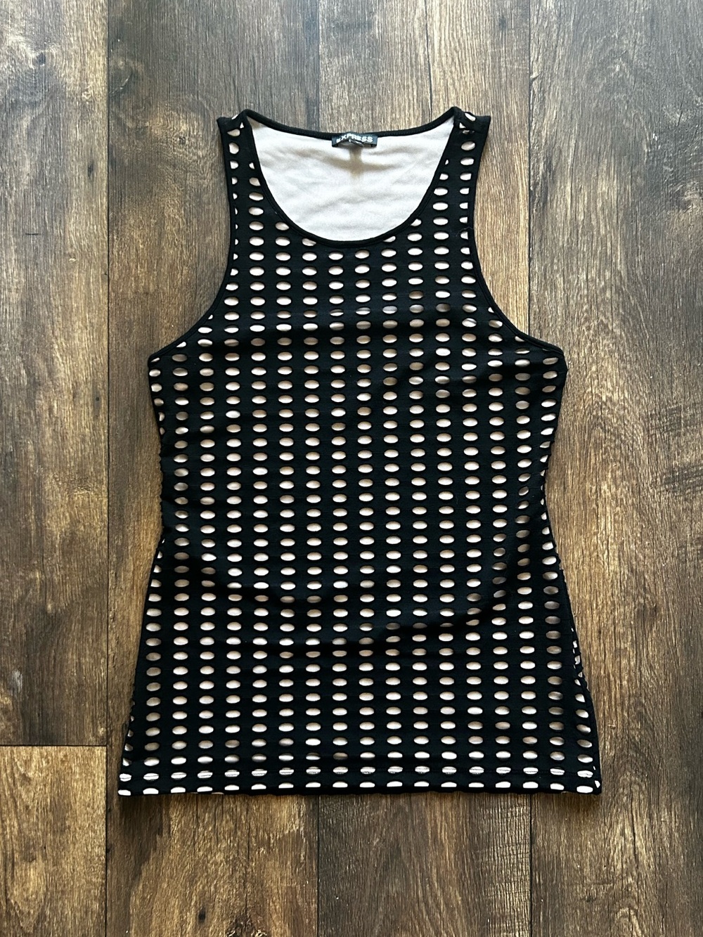 Indie Sleaze Laser Cut Tank Top
